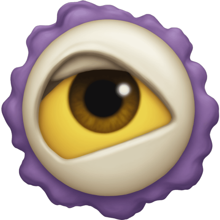 the iris (sentient planet), it is with us now, laughing at us. here i am, i hear you emoji