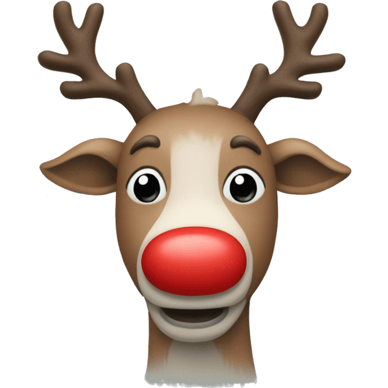 Red Nosed Reindeer emoji