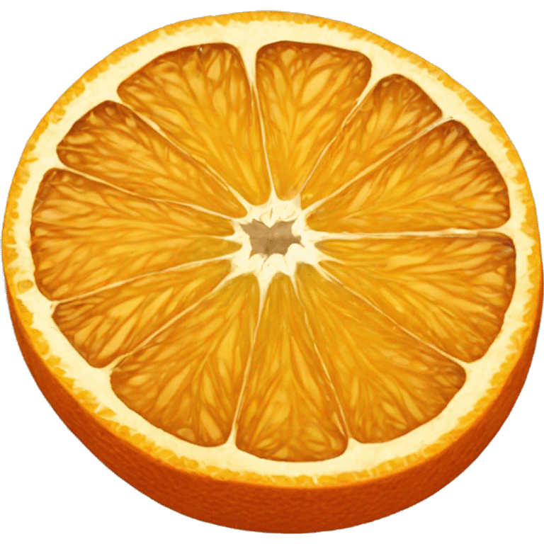 Dried orange slice  emoji