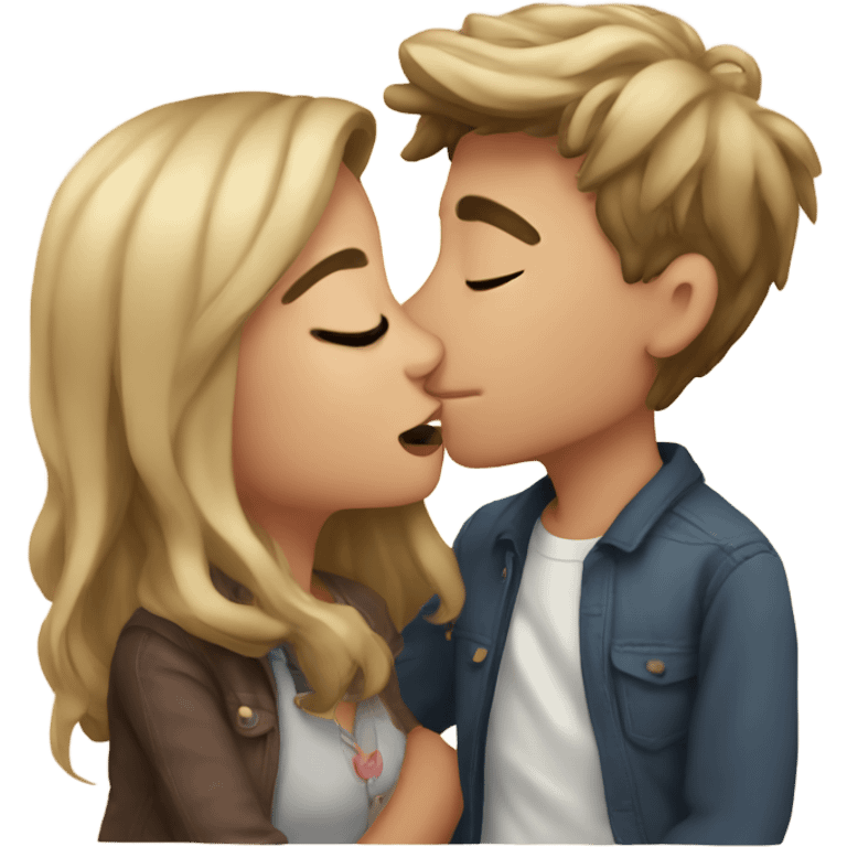 Owen kissing Bailee emoji