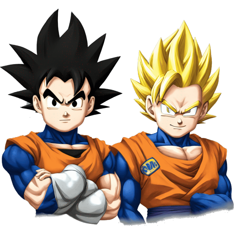 Goku y vegeta emoji