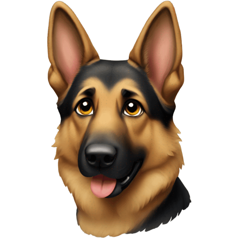 German shepherd  emoji