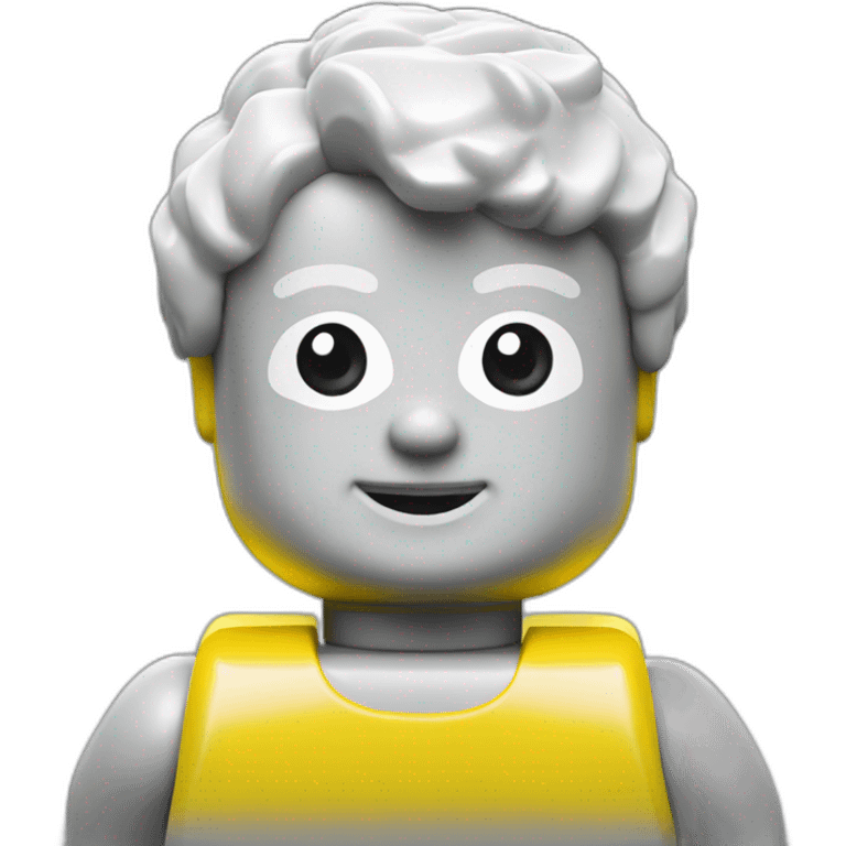 yellow lego minifig toy emoji