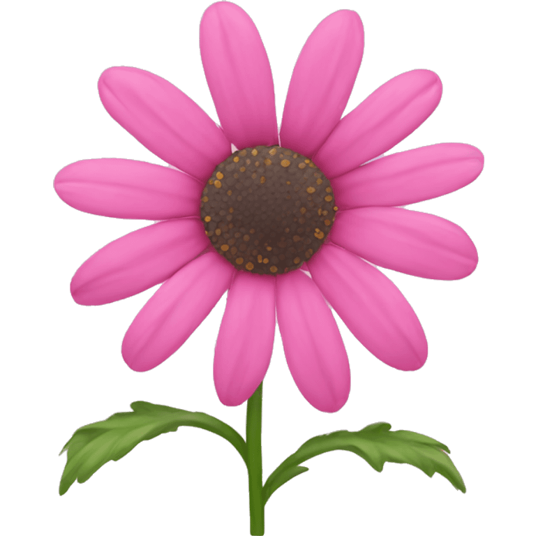 pink daisy emoji