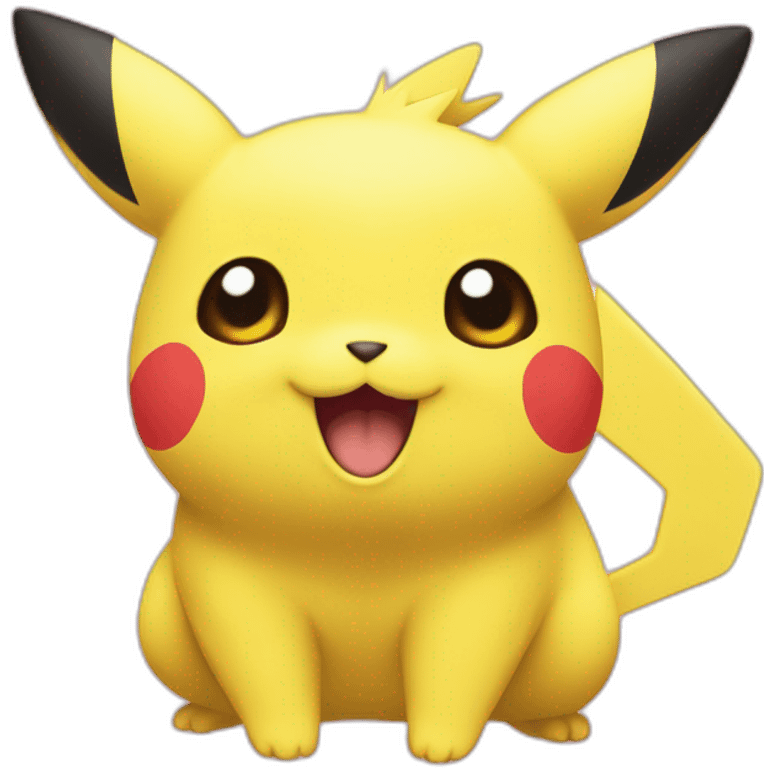 pikatchu qui fait un coeur emoji