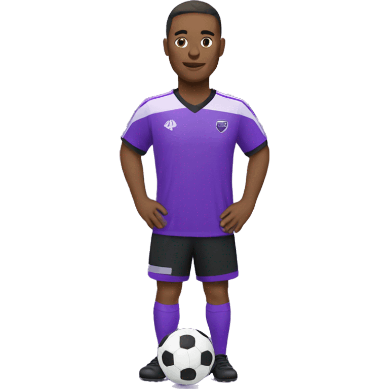 Purple soccer jersey  emoji