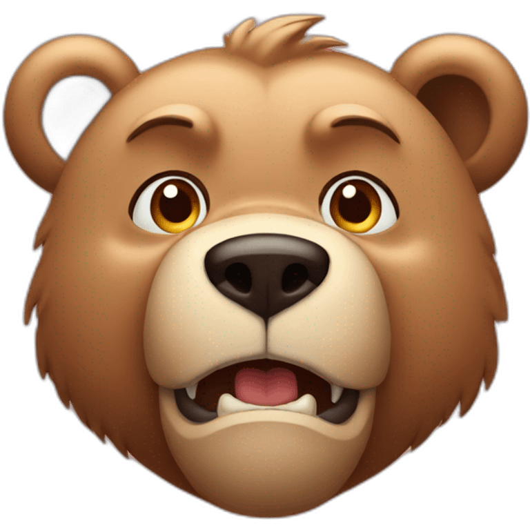 muscular bear emoji