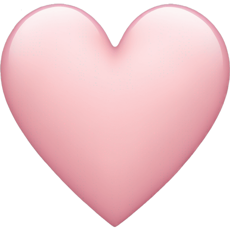 light pink heart  emoji