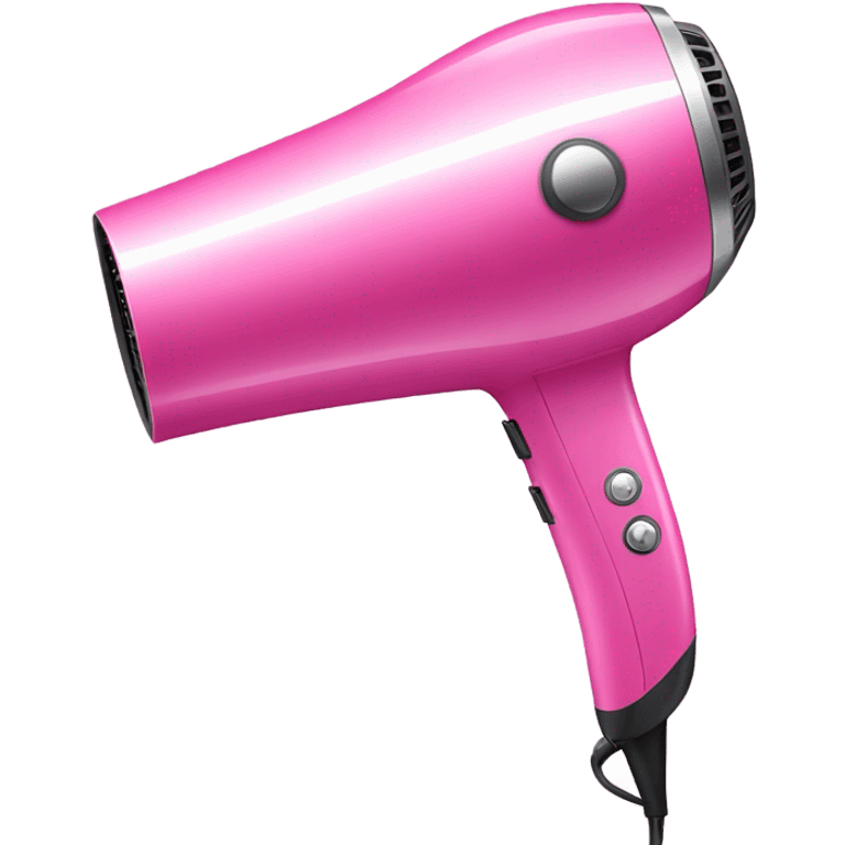 aesthetic pink hair dryer emoji