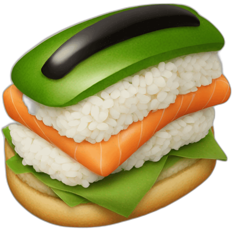 sushi burger emoji