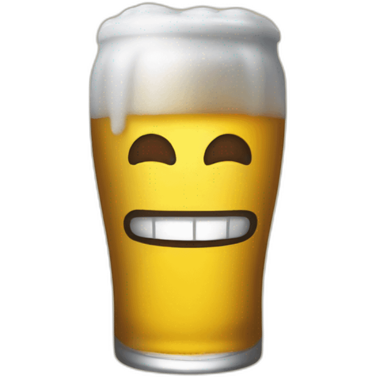 Naruto bois une bière. emoji