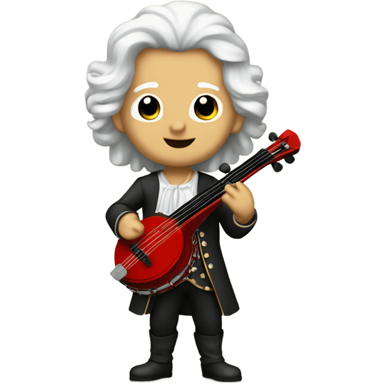 Vivaldi standing Baroque Red old chibi banjo emoji