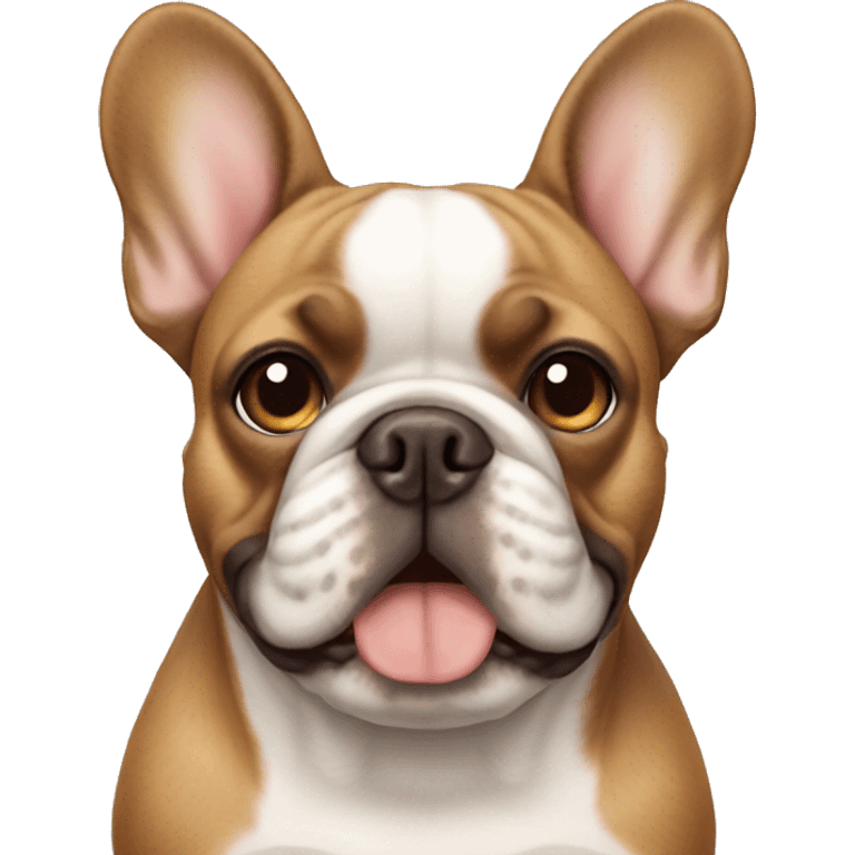 Brown french bulldog emoji