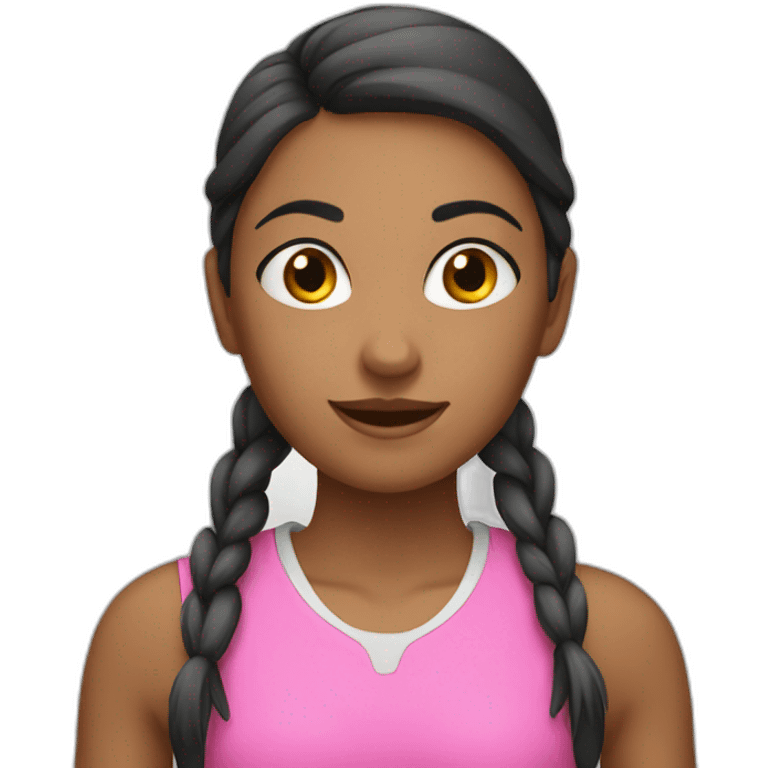 sportive girl emoji