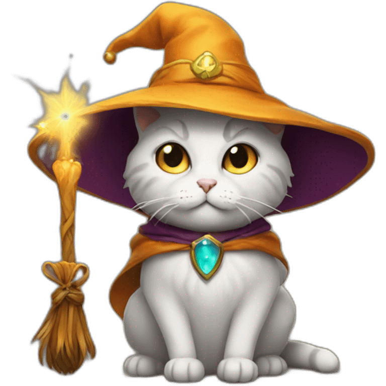 cat wizard emoji