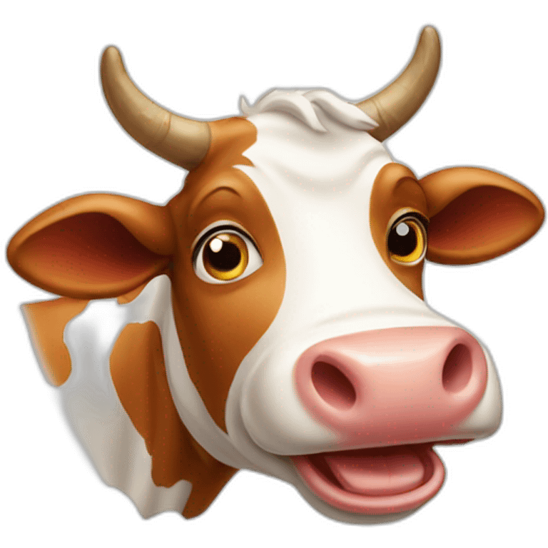 laughing-cow emoji