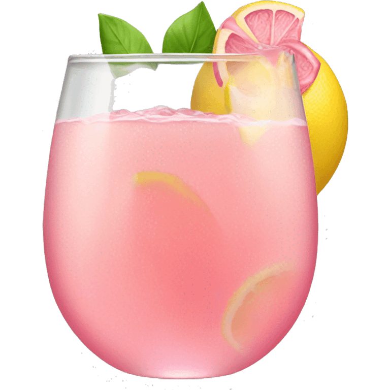 Pink lemonade  emoji