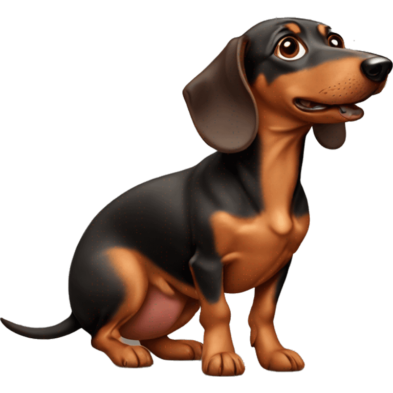 Weiner dog emoji