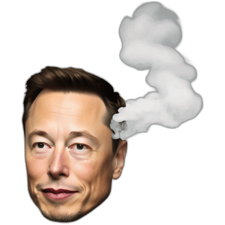 Elon musk smoke emoji