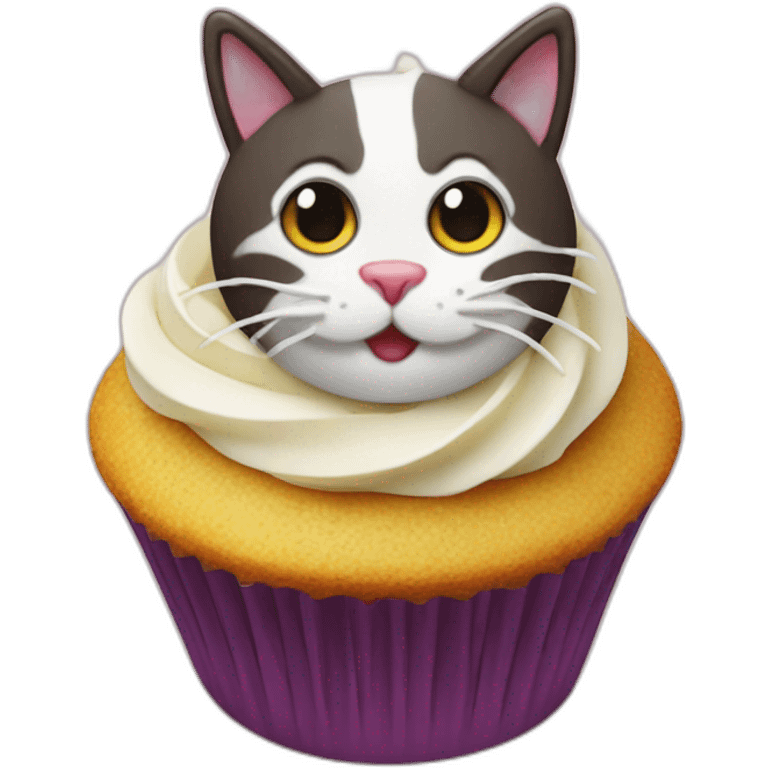 cat cupcake emoji