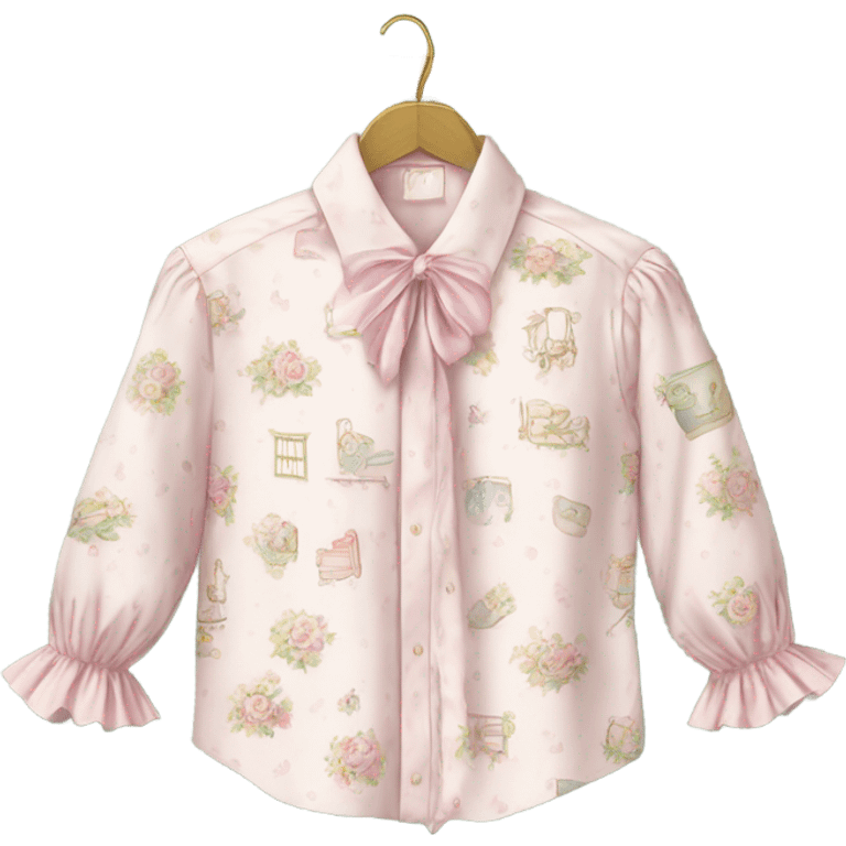 Jfashion shirt on hanger style of mezzo piano and Liz Lisa  emoji