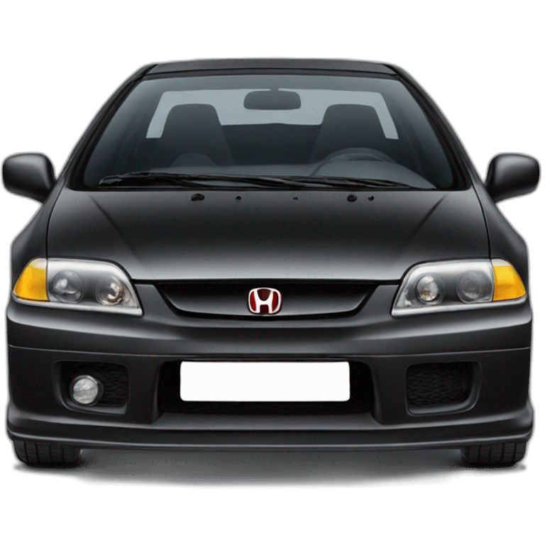 Honda-Civic-EK9, black emoji