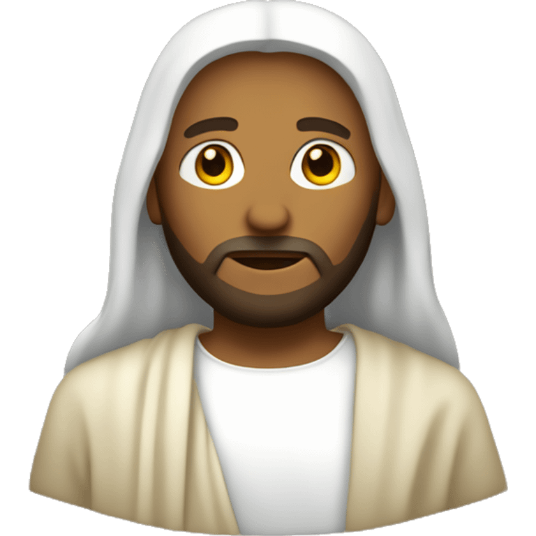 Jesus on a missionary emoji