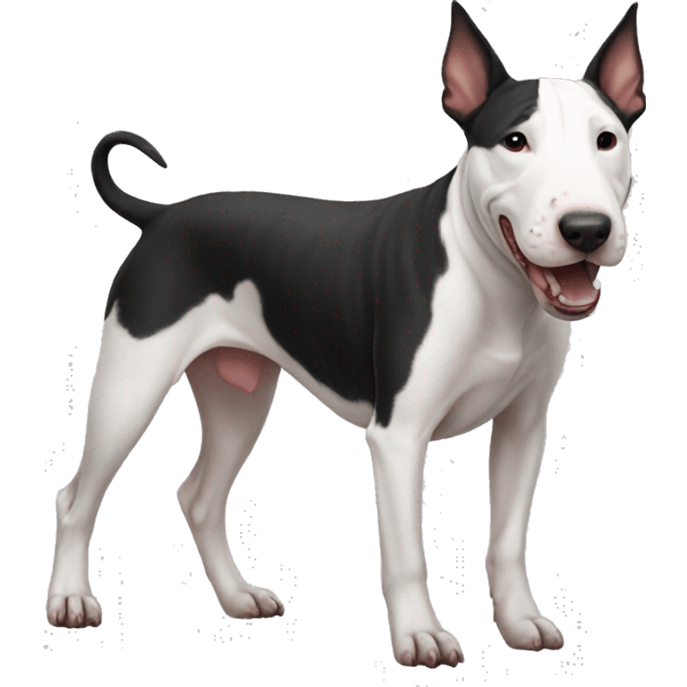 Bull terrier full body emoji