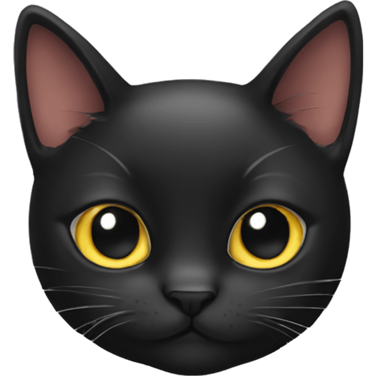 black cat with bow tie emoji