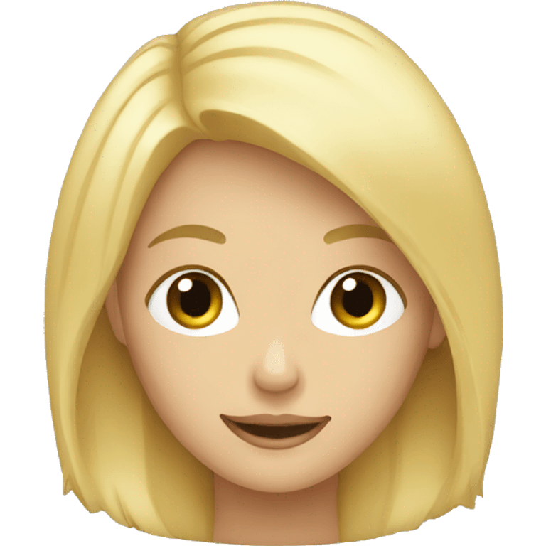 Blond Haired Lady emoji