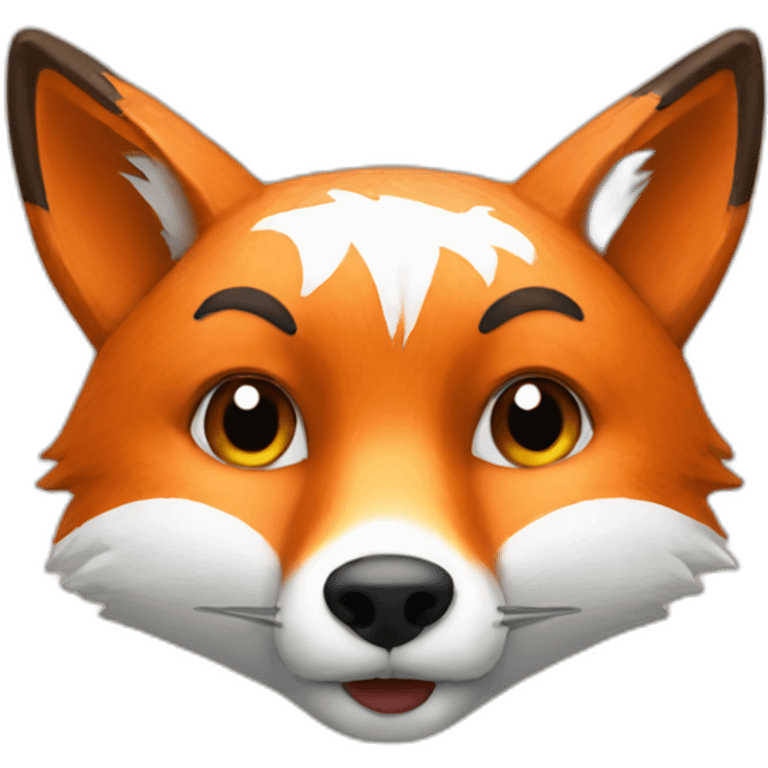 fox drinking a coffee emoji