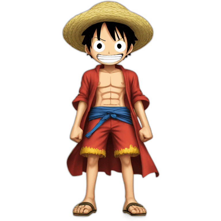 Luffy on piece emoji