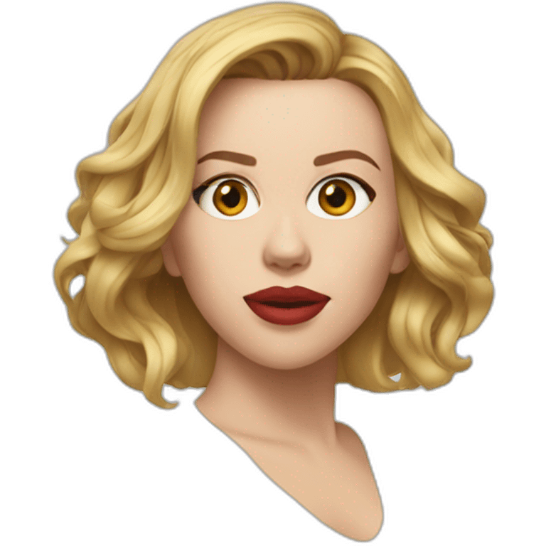 Scarlett Johansson emoji