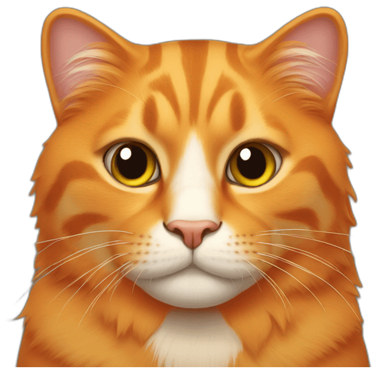 big orange cat emoji