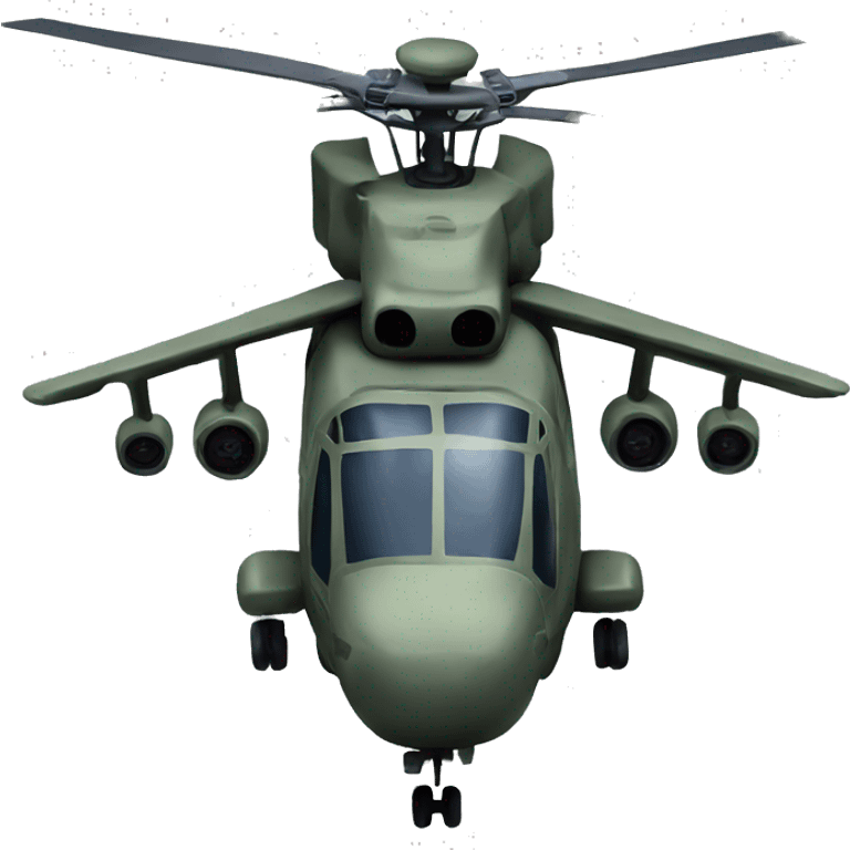 Army helicopter  emoji