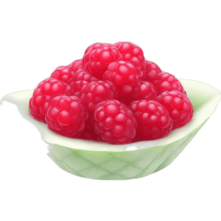 Raspberry tartare  emoji