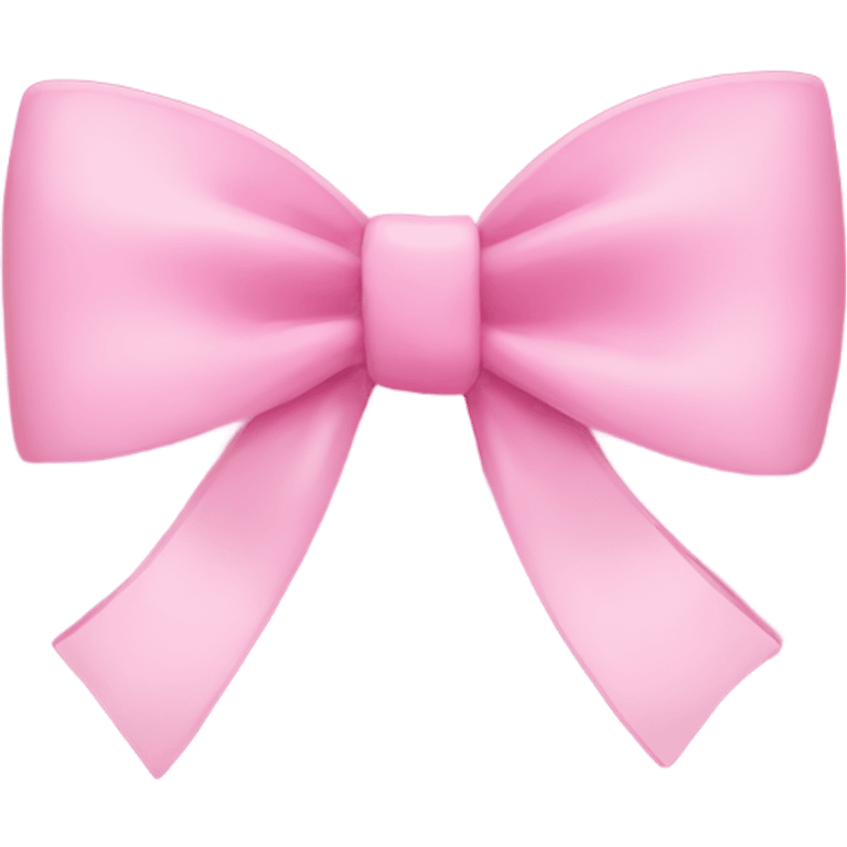 Pink bow emoji