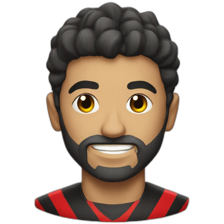 Símbolo do time do Flamengo emoji