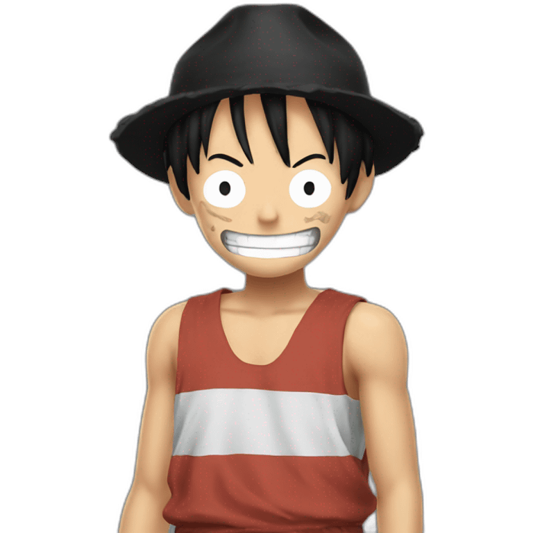 Luffy smoked emoji