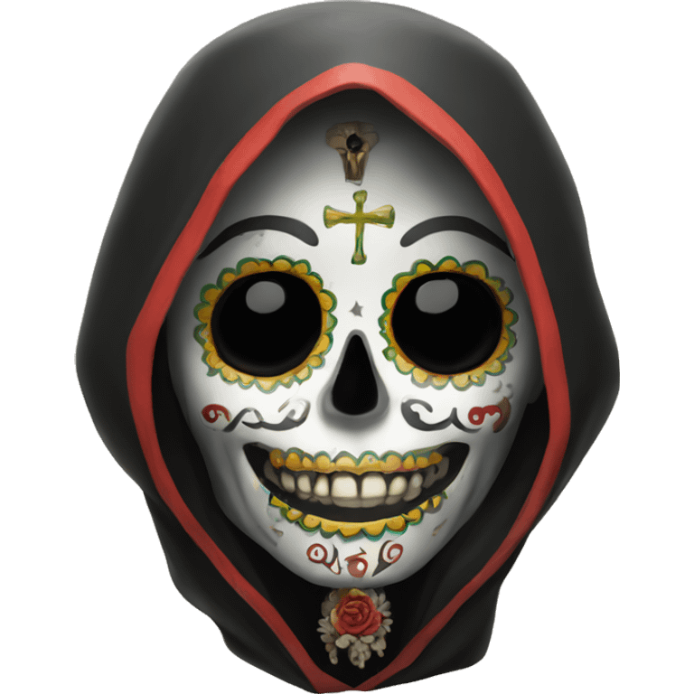 santa muerte smiling emoji