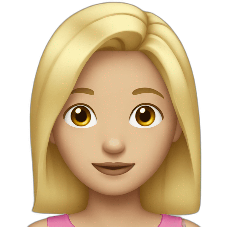 Blond girl emoji