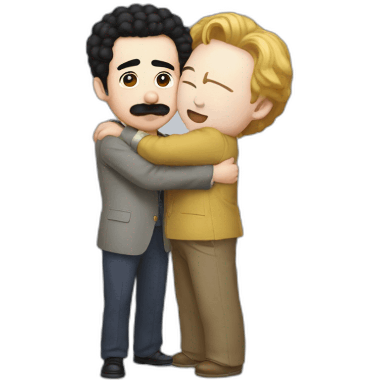 borat hugs kim seok jin emoji