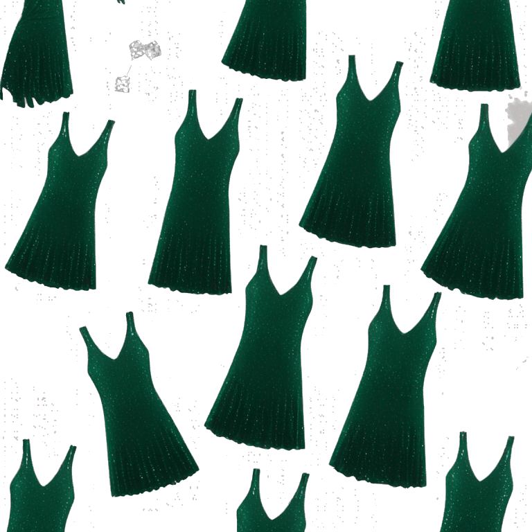 Dark green sparkly flapper style dress with thin straps emoji