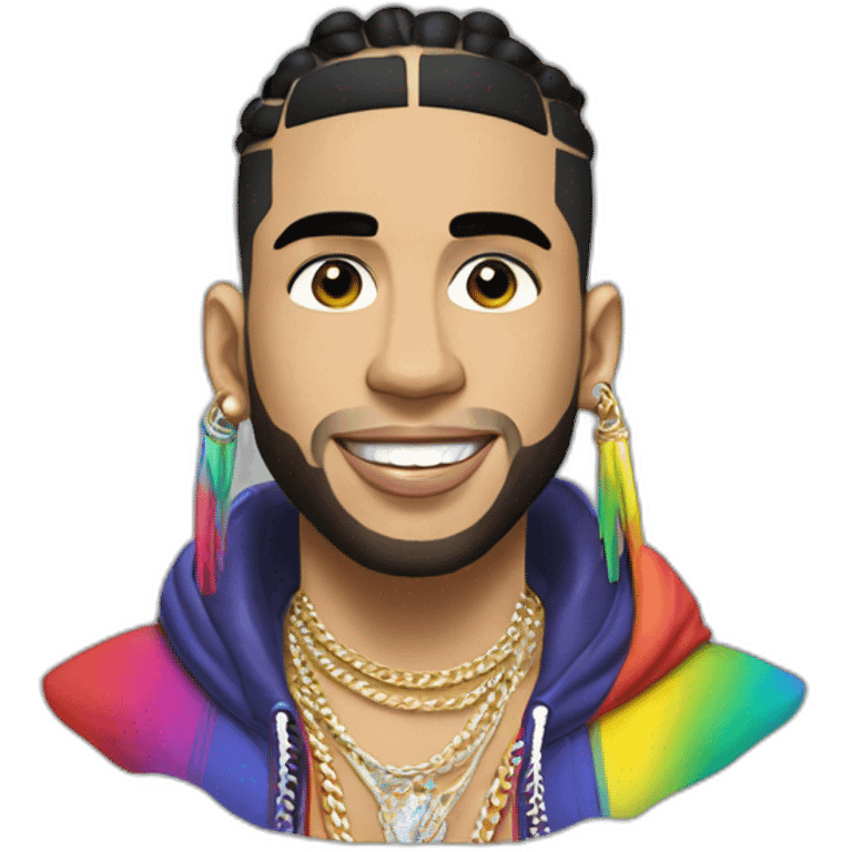 Anuel aa with 6ix9ine singing emoji