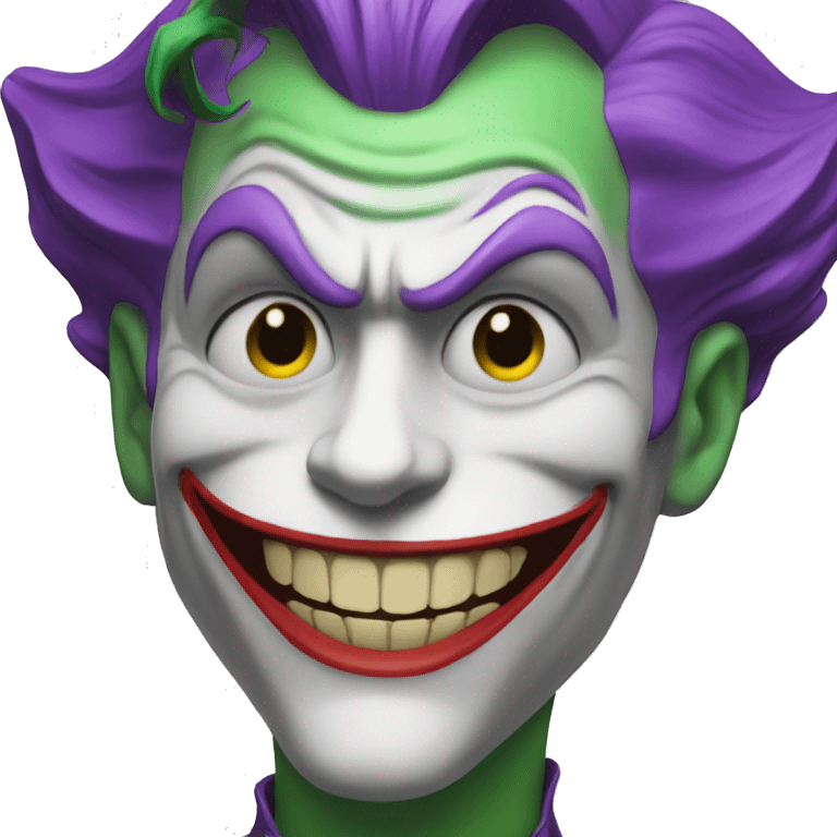 The joker happy emoji