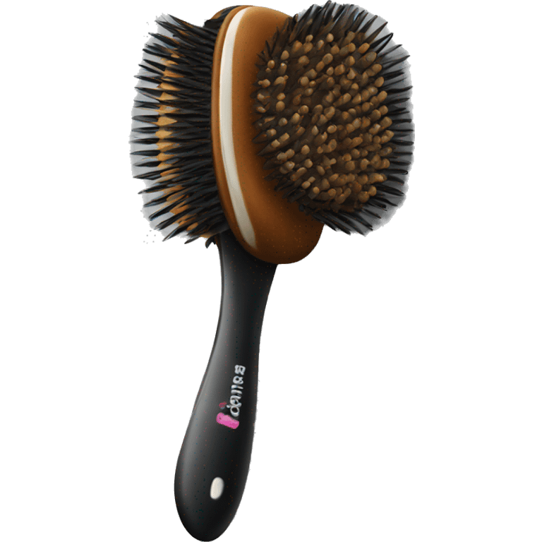 a glove hairbrush  emoji