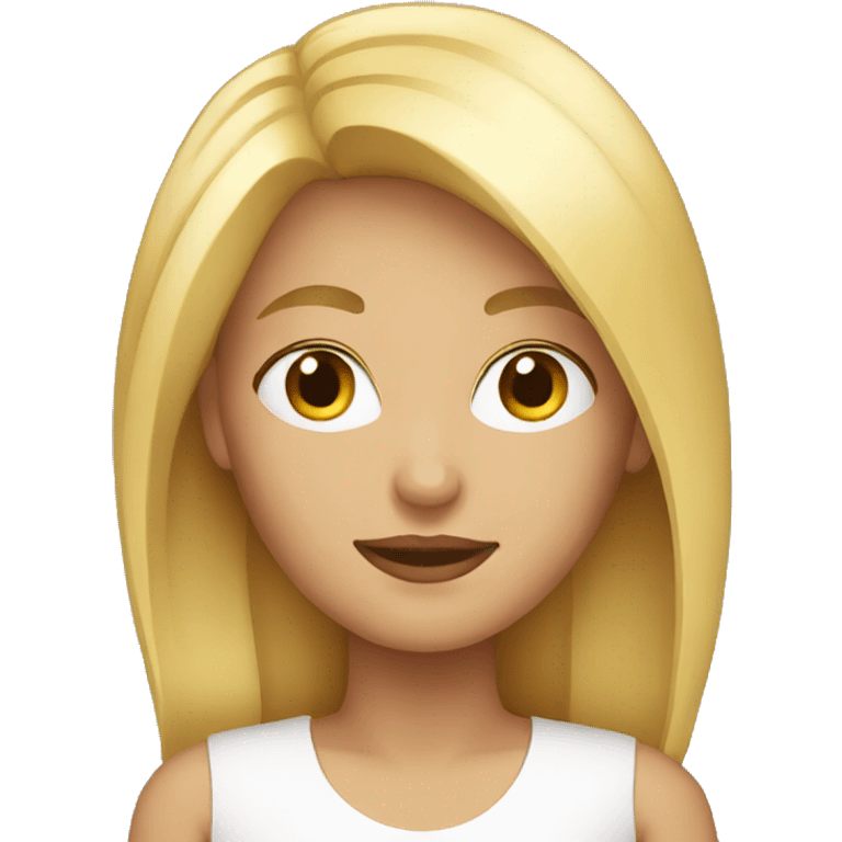 blonde woman emoji