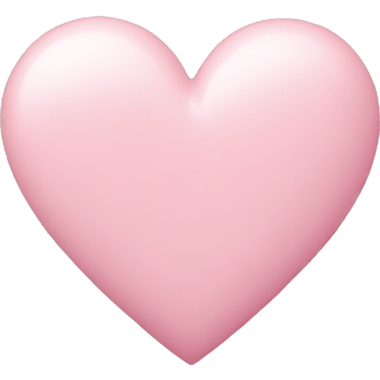 Pastel pink heart emoji