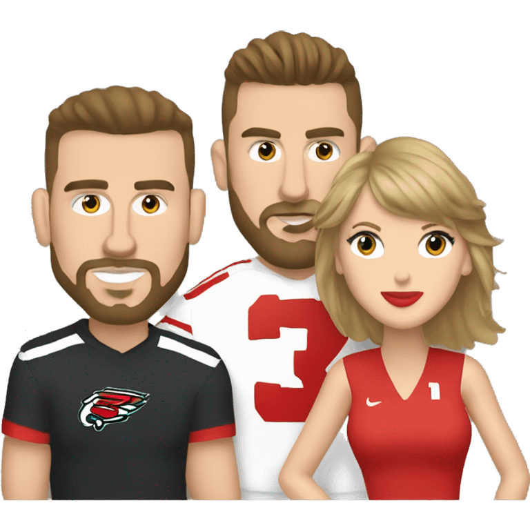 Travis kelce and Taylor swift emoji