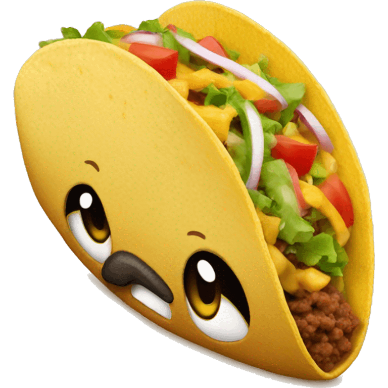 Taco with a sumbrero emoji